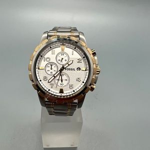 Man’s Fossil Two Tone Multi Function Quartz Watch